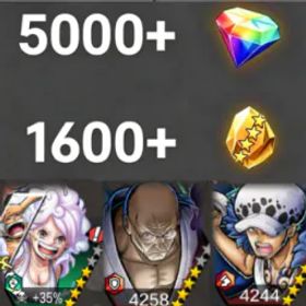 ワンピースバウンティラッシュ Bonney+Nusjuro +Law💎5000+✨1600+