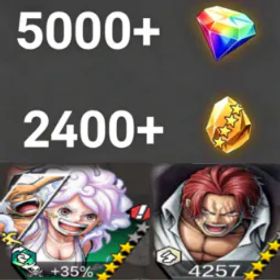 ワンピースバウンティラッシュ Bonney+ShanksHoly💎5000+✨2400+