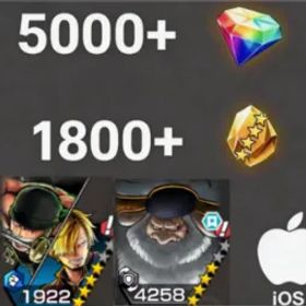 ワンピースバウンティラッシュ Zoro&Sanji+Saturn💎5000+✨1800+