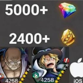ワンピースバウンティラッシュ Nusjuro +Sabo💎5000+✨2400+