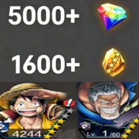 ワンピースバウンティラッシュ DreamLuffy+Garp💎5000+✨1600+