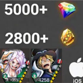 ワンピースバウンティラッシュ Bonney+Sabo💎5000+✨2800+