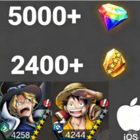 ワンピースバウンティラッシュ Sabo+DreamLuffy💎5000+✨2400+