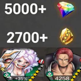 ワンピースバウンティラッシュ Bonney+Shanks(Green)💎5000+✨2700+