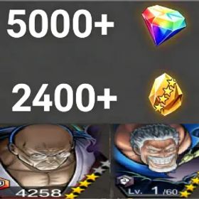 ワンピースバウンティラッシュ Nusjuro +Garp💎5000+✨2400+