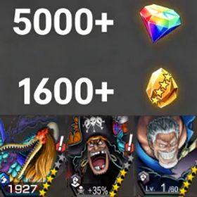 ワンピースバウンティラッシュ MarcusMars+Teach+Garp💎5000+✨1600+