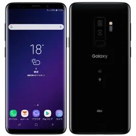 SAMSUNG au 【SIMロックあり】 Galaxy S9+ SCV39 ミッドナイト ブラック