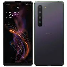 SHARP 楽天モバイル 【SIMフリー】 AQUOS R5G ブラックレイ 12GB 256GB SH-RM14