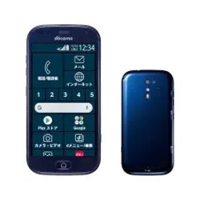 Fujitsu docomo 【SIMロックあり】 らくらくスマートフォン ネイビー 3GB 32GB F-42A