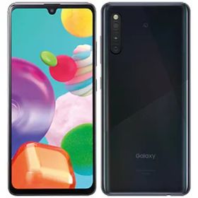 SAMSUNG au 【SIMロック解除済み】 Galaxy A41 ブラック 4GB 64GB SCV48