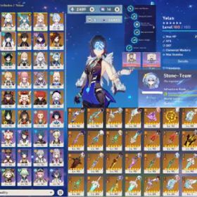 原神 💎60 Legend👑1 Max⚔️11 C6⚔️15 R5🔥Sandrone C3🔥Skirk🔥Odette💎2K Primogems ⚜️AR60