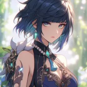 原神 🔥【NA】AR47✨Legend x4:👑Yelan+👑Yoimiya⚔️5★Weapon🦹Many 4★ Characters🎁Nice Starter