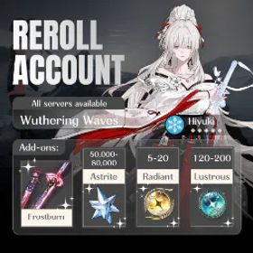 鳴潮 EU Hiyuki + Frostburn (sign) | 50K Astrites