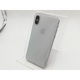 【中古】Apple au 【SIMロック解除済み】 iPhone XS 64GB シルバー MTAX2J/A【柏】保証期間１ヶ月【ランクC】