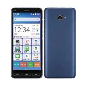 KYOCERA ymobile 【SIMロックあり】 かんたんスマホ2 ネイビー 3GB 32GB A001KC
