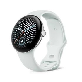 [新発売/新品未開封] Google Pixel Watch5 直径45mm Bluetooth Wi-Fiモデル アルミケース アクティブバンド(第2世代) Polished Silver / Fog GA10892-US 本体