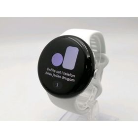 【中古】Google Pixel Watch5 Wi-Fiモデル 45mm Polished Silver アルミケース/Fog アクティブ バンド【ECセンター】保証期間１ヶ月【ランクA】