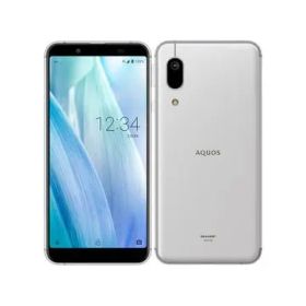 SHARP au 【SIMロックあり】 AQUOS sense3 basic シルバー 3GB 32GB SHV48
