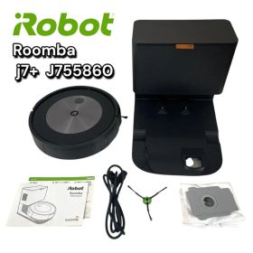 美品 ルンバ j7+ J755860 クリーンベース付 動作確認済 予備ブラシ付