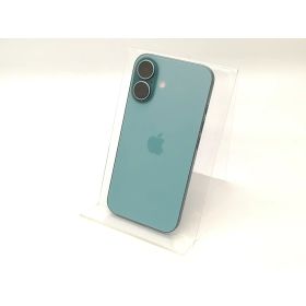 【中古】Apple 国内版 【SIMフリー】 iPhone 16 256GB ティール MYE13J/A【秋葉4号】保証期間1ヶ月【ランクC】