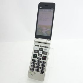 【SIMフリー】かんたんケータイ KYF41 シャンパンゴールド 利用制限〇