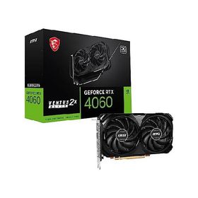 MSI Gaming GeForce RTX 4060 8GB GDRR6 128-Bit HDMI/DP Nvlink TORX Fan 4.0 Ada Lovelace Architecture Graphics Card (RTX 4060 Ventus 2X Black 8_並行輸入