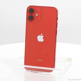〔中古〕Apple(アップル) iPhone12 mini 64GB プロダクトレッド MGAE3J／A SIMフリー〔295-ud〕
