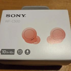 SONY WF-C500 ワイヤレスイヤホン 箱入り コーラルオレンジ
