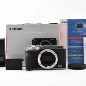 ★良品★ キヤノン Canon EOS M6 Mark II ボディ シルバー 元箱付属 Y0836#H2904