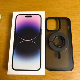 【美品512GB】iPhone14ProMaxディープパープルSIMフリー
