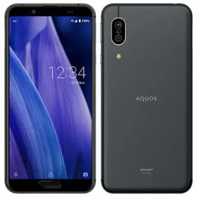 SHARP au 【SIMロックあり】 AQUOS sense3 ブラック 4GB 64GB SHV45