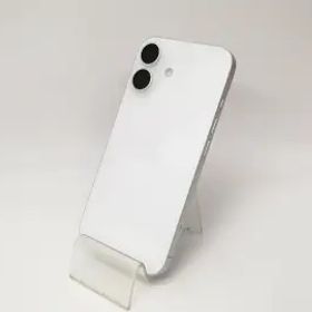 Apple UQmobile 【SIMフリー】 iPhone 16 128GB ホワイト MYDR3J/A