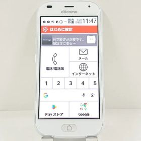 らくらくスマートフォン F-42A ドコモ ホワイト 送料無料 本体 c22880