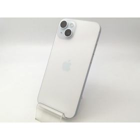 【中古】【赤ロム保証あり】Apple au 【SIMフリー】 iPhone 15 Plus 128GB ブルー MU0D3J/A【博多】保証期間１ヶ月【ランクA】