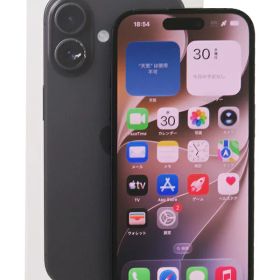 【Apple】アップル『iPhone16 / 6.1inch / 256GB / SIMフリー / ブラック』MYDW3J/A 2024年9月発売 スマートフォン 1週間保証【中古】