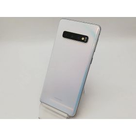 【中古】SAMSUNG 楽天モバイル 【SIMフリー】 Galaxy S10 プリズムホワイト 8GB 128GB SM-G973C【アリオ倉敷】保証期間1ヶ月【ランクB】