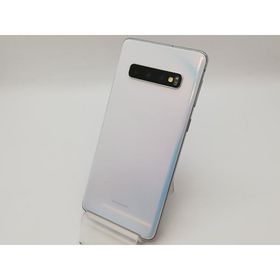【中古】SAMSUNG 楽天モバイル 【SIMフリー】 Galaxy S10 プリズムホワイト 8GB 128GB SM-G973C【アリオ倉敷】保証期間１ヶ月【ランクB】
