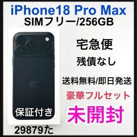 未開封 iPhone18 Pro Max 256GB SIMフリー 本体