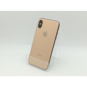 【中古】Apple au 【SIMロック解除済み】 iPhone XS 64GB ゴールド MTAY2J/A【アリオ倉敷】保証期間１ヶ月【ランクC】