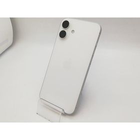 【中古】Apple docomo 【SIMフリー】 iPhone 16 Plus 128GB ホワイト MXVC3J/A【大須2】保証期間１ヶ月【ランクB】