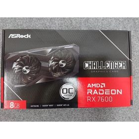 @【未使用品】 ASRock AMD Radeon RX 7600 Challenger 8GB グラフィックカード RX7600 CL 8GO アスロック