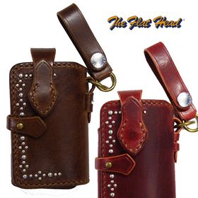 フラットヘッド THE FLAT HEAD モバイルフォンケース 鉄スタッズ アイフォン iPhone 4 4S 5 5S 5C khb-01s
