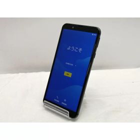 【中古】SHARP au 【SIMロックあり】 AQUOS sense3 basic ブラック 3GB 32GB SHV48【仙台駅東口】保証期間1ヶ月【ランクB】