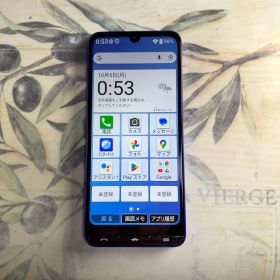 BASIO active3 ブルー KYG0464GB SIMフリー