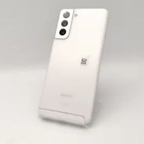 【中古】SAMSUNG au 【SIMロック解除済み】 Galaxy S21 5G ファントムホワイト 8GB 256GB SCG09【広島本通】保証期間１ヶ月【ランクB】