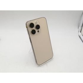 【中古】Apple docomo 【SIMフリー】 iPhone 14 Pro 128GB ゴールド MQ073J/A【札幌南2条】保証期間１週間【ランクC】