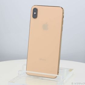 (中古)Apple iPhoneXS Max 512GB ゴールド MT702J/A SoftBank(377-ud)