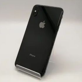 【中古】Apple docomo 【SIMロック解除済み】 iPhone XS Max 64GB スペースグレイ MT6Q2J/A【広島本通】保証期間１ヶ月【ランクC】