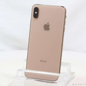 (中古)Apple iPhoneXS Max 64GB ゴールド MT6T2J/A SoftBank(276-ud)