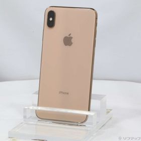 (中古)Apple iPhoneXS Max 64GB ゴールド MT6T2J/A SoftBank(348-ud)
